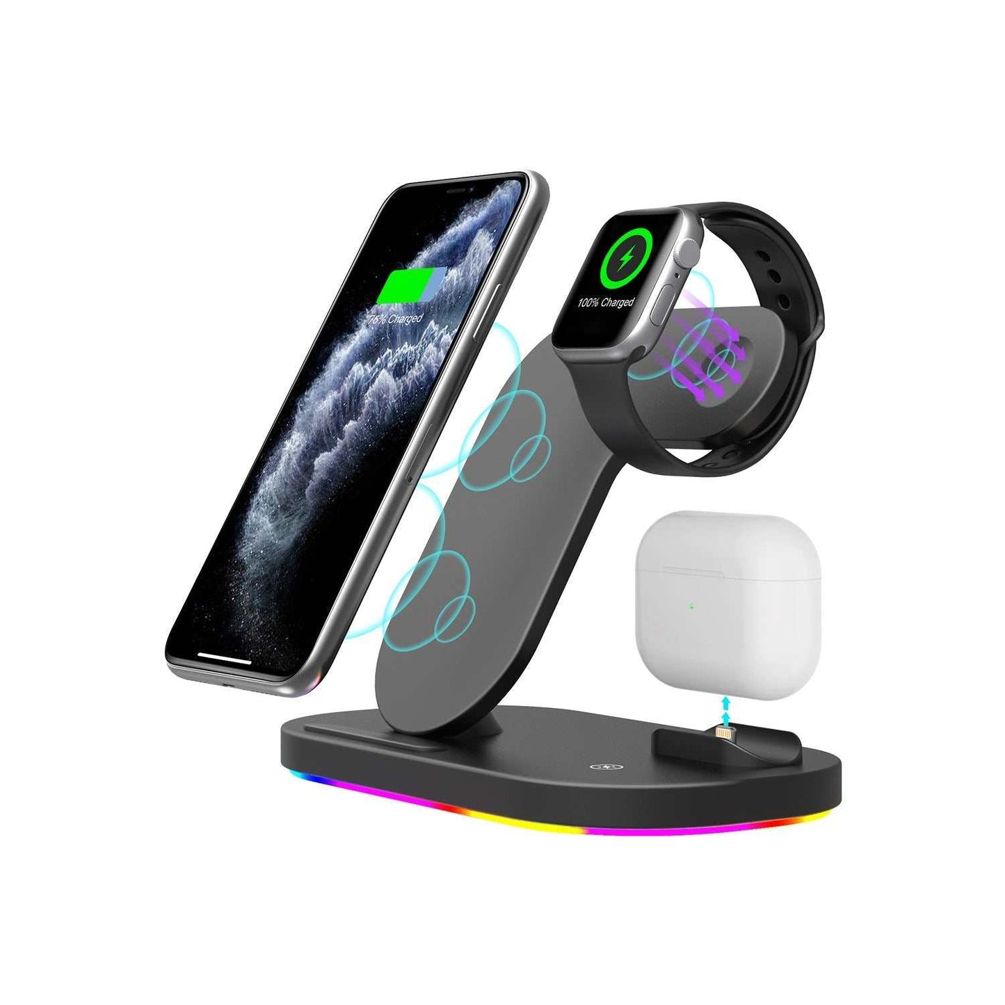 MagnaGear 3 in 1 Foldable Fast Wireless Charger